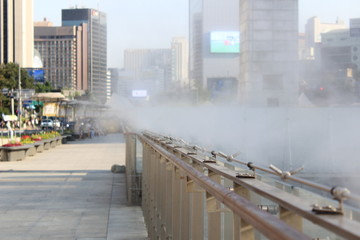 Walking through the streets of Seoul