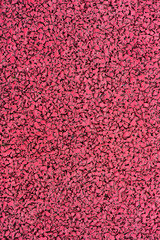 Fototapeta premium Red rubber for playing field