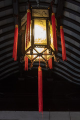 Decorative lamp in pavilion china style