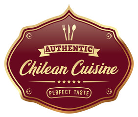 Chilean Cuisine Label