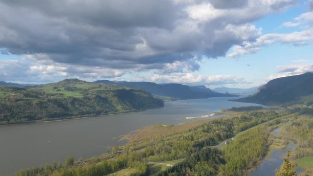 The Columbia River Gorge in Oregon