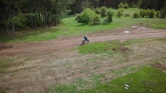 Mini Motocross on slow motion