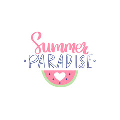 Fototapeta premium Vector hand drawn lettering phrase. Modern brush calligraphy.