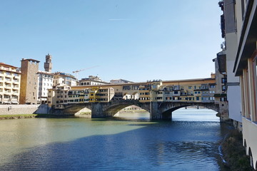 Naklejka premium Ponte Vecchio, Florence, Italy