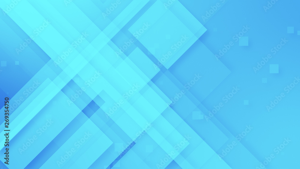 Poster abstract geometric light blue and silver grey motion background loop