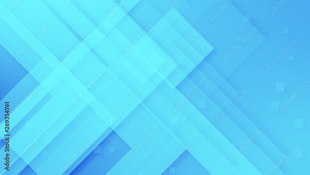 Poster abstract geometric light blue and silver grey motion background loop