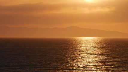 Fototapeta premium sunset over the sea