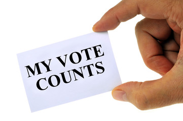 My vote counts