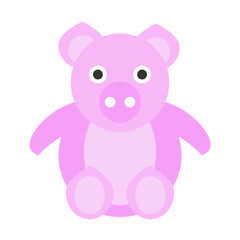 Obraz na płótnie Canvas Pig Toy