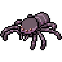 vector pixel art spider monster © Saphatthachat
