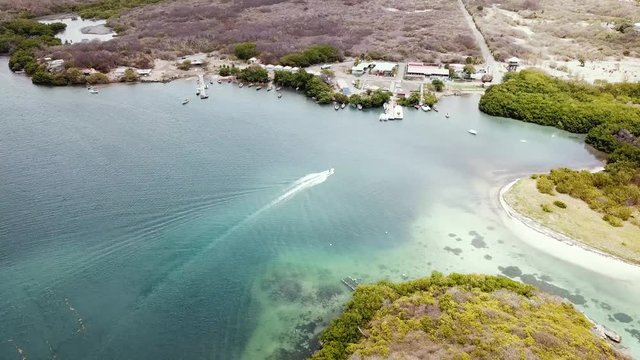 incredible drone footage of amazing anse michel beach near cap chevalier in Martinique,  carribbean island