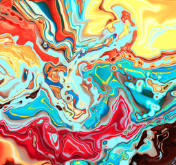 Abstract liquid background. Acrylic pouring