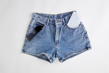 Fashion short jean pants for women