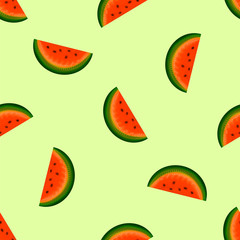 Illustration drawing of watermelon berries