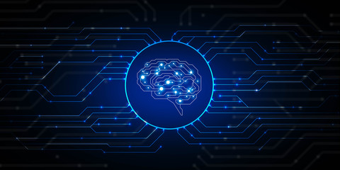 AI, Artificial intelligence conceptual of next generation technology