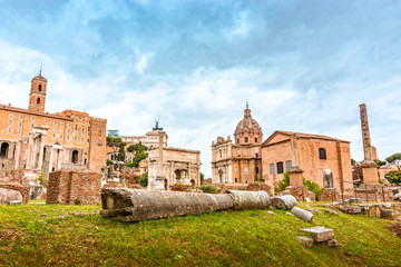 Roman Forum, Via dei Fori Imperiali, Rome - Italy