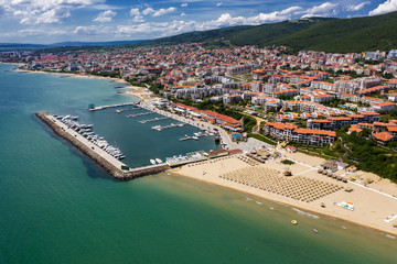 Sea resort Saint Vlas on the Bulgarian Black Sea coast