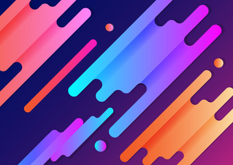 colorful abstract background with blue violet orange tone, modern design vector for media art, vivid gradient banner