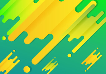 colorful abstract background with yellow green tone, modern design vector for media art, vivid gradient banner