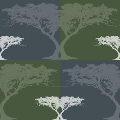 abstract background with tree