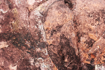 Red sedimentary rock texture. red rustic stone texture. background. nature