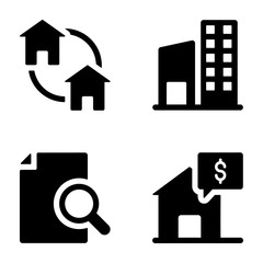 Real Estate Icons Set