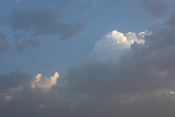 blue sky with clouds