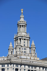 Fototapeta na wymiar New York City Hall - DCAS Dinkins Manhattan Municipal Building