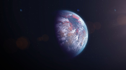 Obraz na płótnie Canvas exoplanet