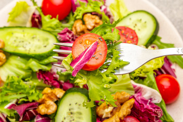 Fresh vegetables cooking background