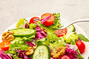 Fresh vegetables cooking background