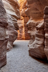 Israel. Bas-reliefs and sculptures of the Red Canyon in the vicinity of Eilat