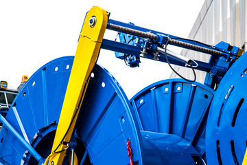 coiled tubing machine to work in the oil fields close up