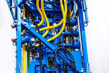 coiled tubing machine to work in the oil fields close up