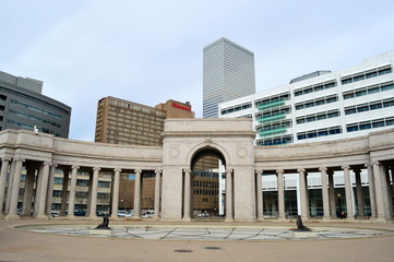Denver, Colorado, USA - November 28, 2014: Downtown Denver