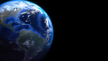 Real Earth 3d Render
