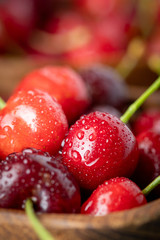 Fresh ripe cherries