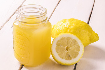 Glass of a fresh Lemon juice