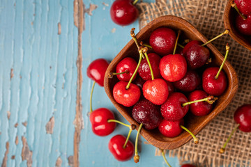 Fresh ripe cherries