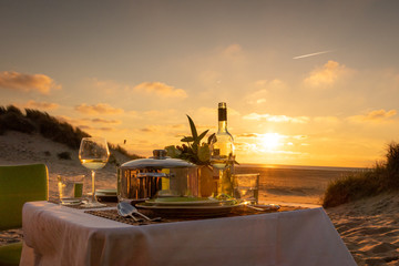 Candlelight Dinner am Strand