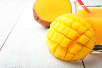 ripe juicy mango
