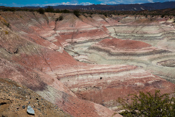 Geological formations in Ischigualasto