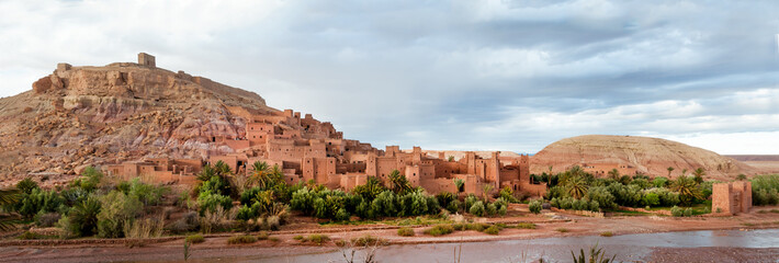 Kasbah Ait Ben Haddou near Ouarzazate in Morocco. UNESCO World Heritage Site since 1987.