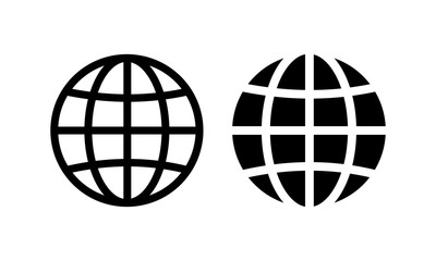 website icon, Go to web Icon vector