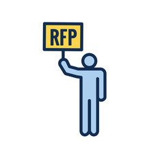 RFP Icon - request for proposal concept or idea
