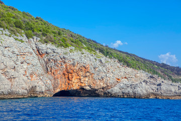 coastal cave in Adriatic Sea
