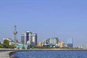 citycape of Baku