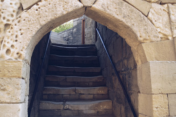 old staircase of shirvanshah palace