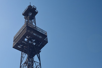 Parachute tower in Baku