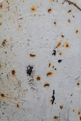 Gray Painted Old Weathered Rusty Metal Texture